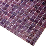 Apollo Tile Celestial Copper Rose Red 12-in x 12-in Glossy Glass Uniform Squares Floor and Wall Tile (20-sq. ft/ Carton)