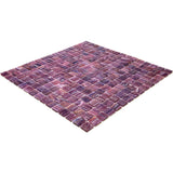 Apollo Tile Celestial Copper Rose Red 12-in x 12-in Glossy Glass Uniform Squares Floor and Wall Tile (20-sq. ft/ Carton)