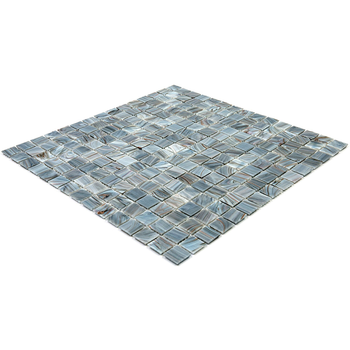 Apollo Tile Celestial Templeton Gray 12-in x 12-in Glossy Glass Uniform Squares Floor and Wall Tile (20-sq. ft/ Carton)