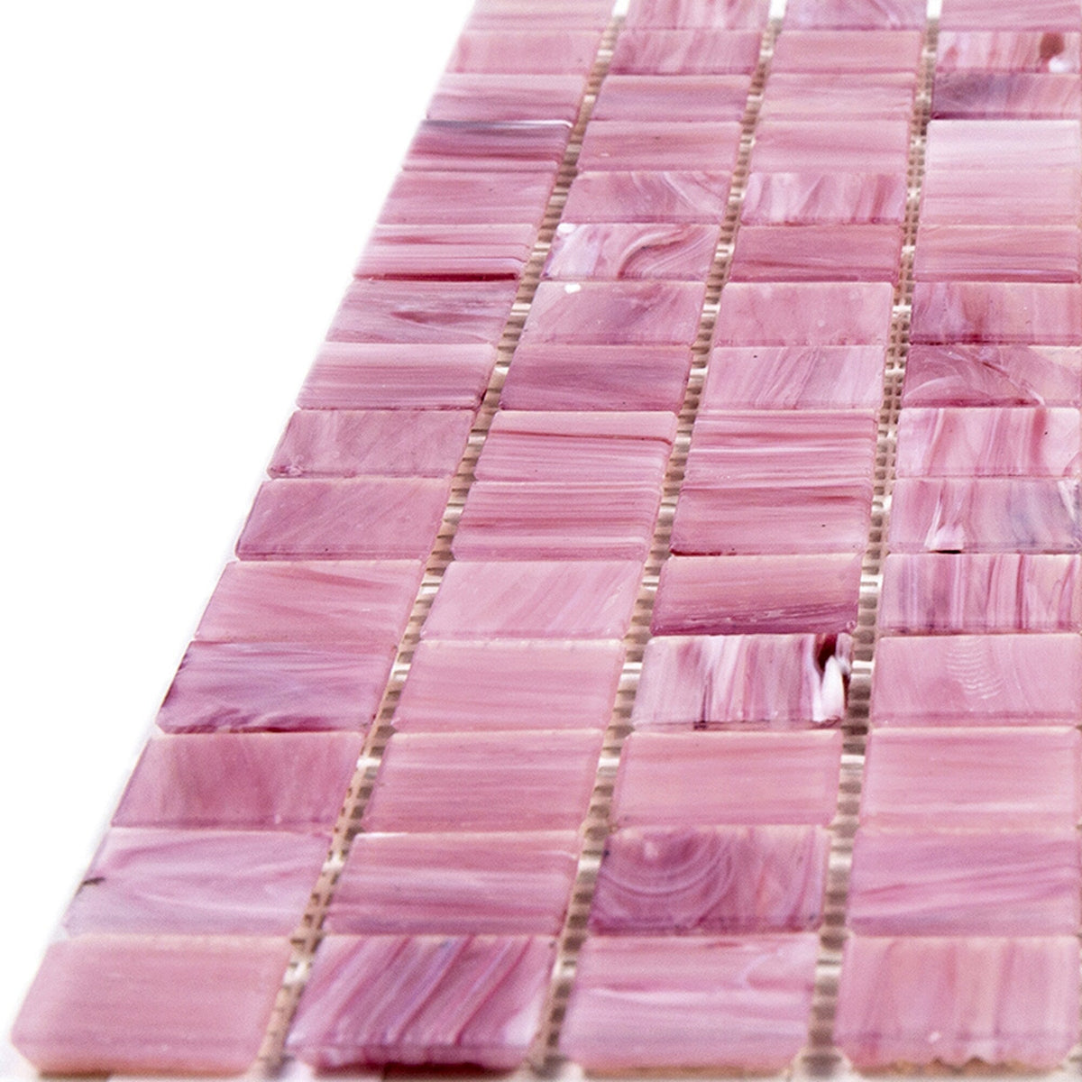 Apollo Tile Celestial Light Red 12-in x 12-in Glossy Glass Uniform Squares Floor and Wall Tile (20-sq. ft/ Carton)
