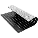 Apollo Tile Dune Black 12-in x 12-in Glossy Glass Uniform Squares Floor and Wall Tile (20-sq. ft/ Carton)