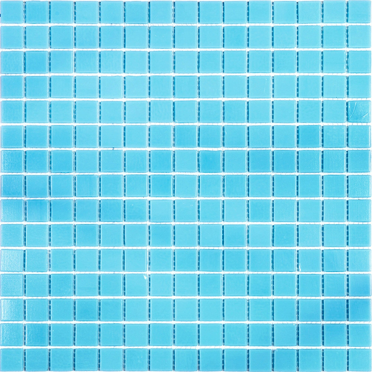 Apollo Tile Dune Aqua Blue 12-in x 12-in Glossy Glass Uniform Squares Floor and Wall Tile (20-sq. ft/ Carton)