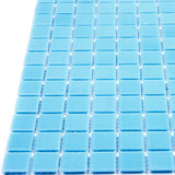 Apollo Tile Dune Aqua Blue 12-in x 12-in Glossy Glass Uniform Squares Floor and Wall Tile (20-sq. ft/ Carton)