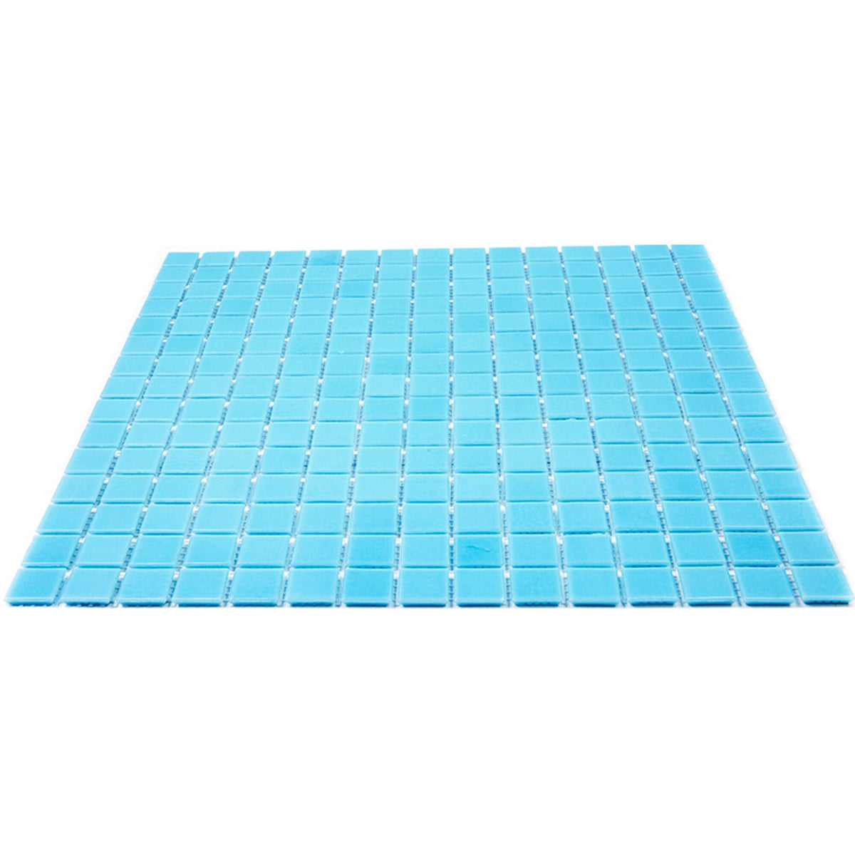 Apollo Tile Dune Aqua Blue 12-in x 12-in Glossy Glass Uniform Squares Floor and Wall Tile (20-sq. ft/ Carton)