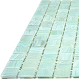 Apollo Tile Celestial Light Pistachio Green 12-in x 12-in Glossy Glass Uniform Squares Floor and Wall Tile (20-sq. ft/ Carton)