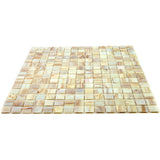 Apollo Tile Celestial Beige 12-in x 12-in Glossy Glass Uniform Squares Floor and Wall Tile (20-sq. ft/ Carton)