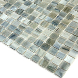 Apollo Tile Celestial Pearl Blue 12-in x 12-in Glossy Glass Uniform Squares Floor and Wall Tile (20-sq. ft/ Carton)