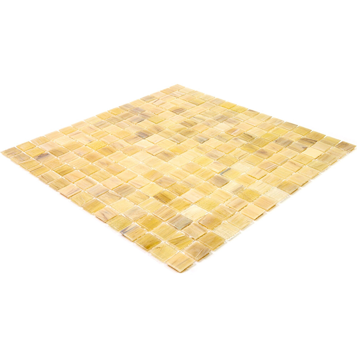 Apollo Tile Celestial Cream Beige 12-in x 12-in Glossy Glass Uniform Squares Floor and Wall Tile (20-sq. ft/ Carton)