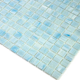 Apollo Tile Celestial Columbia Blue 12-in x 12-in Glossy Glass Uniform Squares Floor and Wall Tile (20-sq. ft/ Carton)