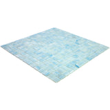 Apollo Tile Celestial Columbia Blue 12-in x 12-in Glossy Glass Uniform Squares Floor and Wall Tile (20-sq. ft/ Carton)