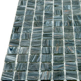 Apollo Tile Celestial Cosmic Gray 12-in x 12-in Glossy Glass Uniform Squares Floor and Wall Tile (20-sq. ft/ Carton)