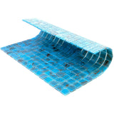 Apollo Tile Celestial Maya Blue 12-in x 12-in Glossy Glass Uniform Squares Floor and Wall Tile (20-sq. ft/ Carton)