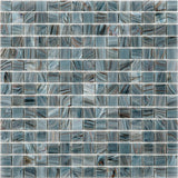 Apollo Tile Celestial Templeton Gray 12-in x 12-in Glossy Glass Uniform Squares Floor and Wall Tile (20-sq. ft/ Carton)