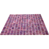 Apollo Tile Celestial Copper Rose Red 12-in x 12-in Glossy Glass Uniform Squares Floor and Wall Tile (20-sq. ft/ Carton)