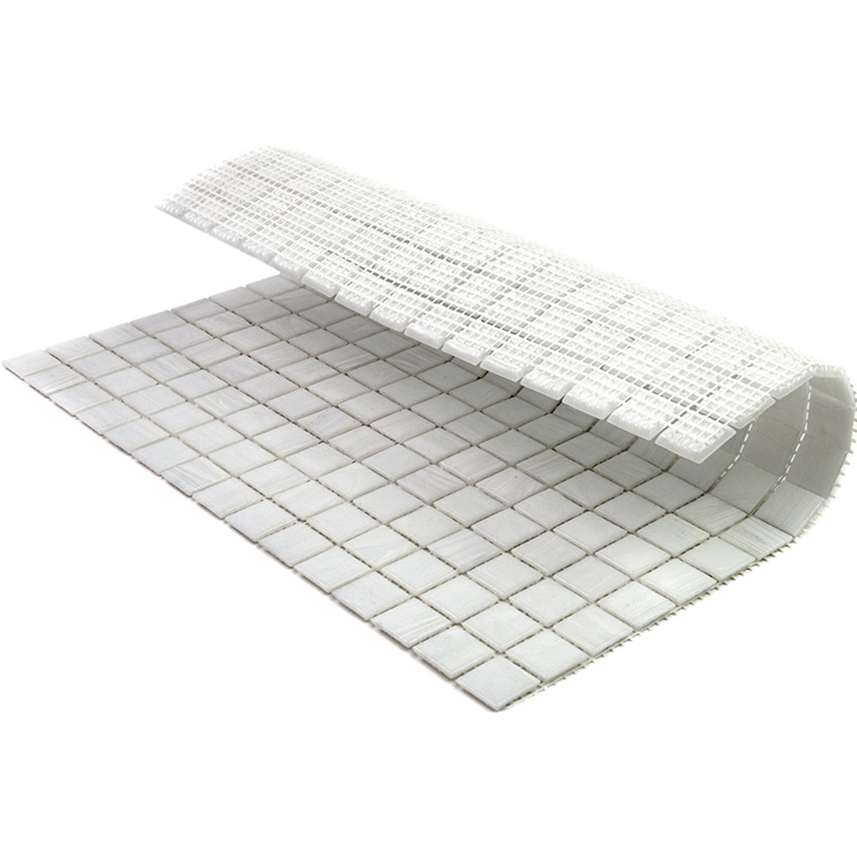 Apollo Tile Celestial White Dove 12-in x 12-in Glossy Glass Uniform Squares Floor and Wall Tile (20-sq. ft/ Carton)