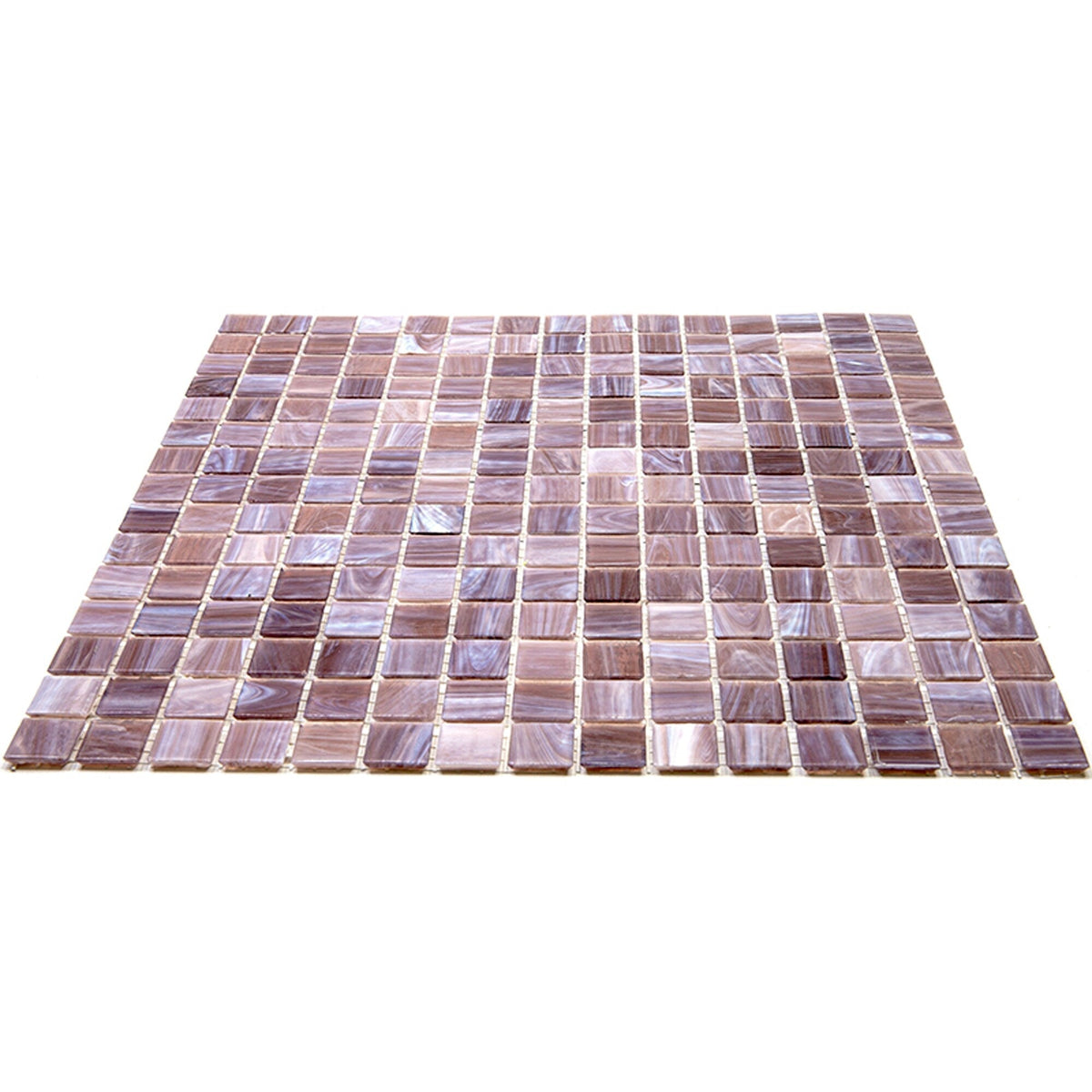 Apollo Tile Celestial Old Rose Red 12-in x 12-in Glossy Glass Uniform Squares Floor and Wall Tile (20-sq. ft/ Carton)