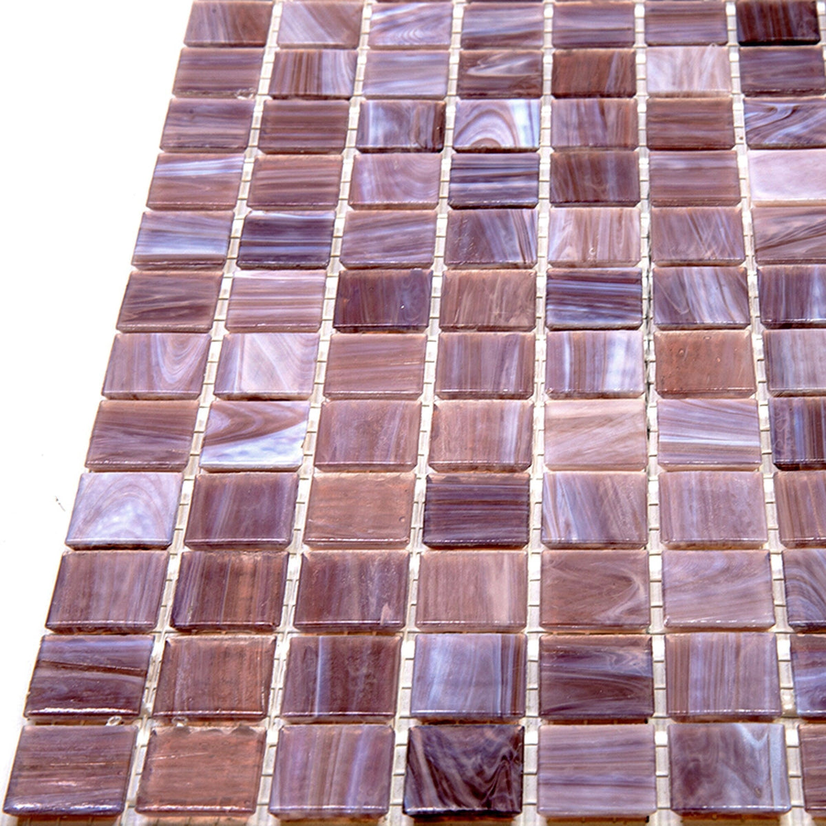 Apollo Tile Celestial Old Rose Red 12-in x 12-in Glossy Glass Uniform Squares Floor and Wall Tile (20-sq. ft/ Carton)