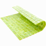 Apollo Tile Celestial Green Lizard 12-in x 12-in Glossy Glass Uniform Squares Floor and Wall Tile (20-sq. ft/ Carton)