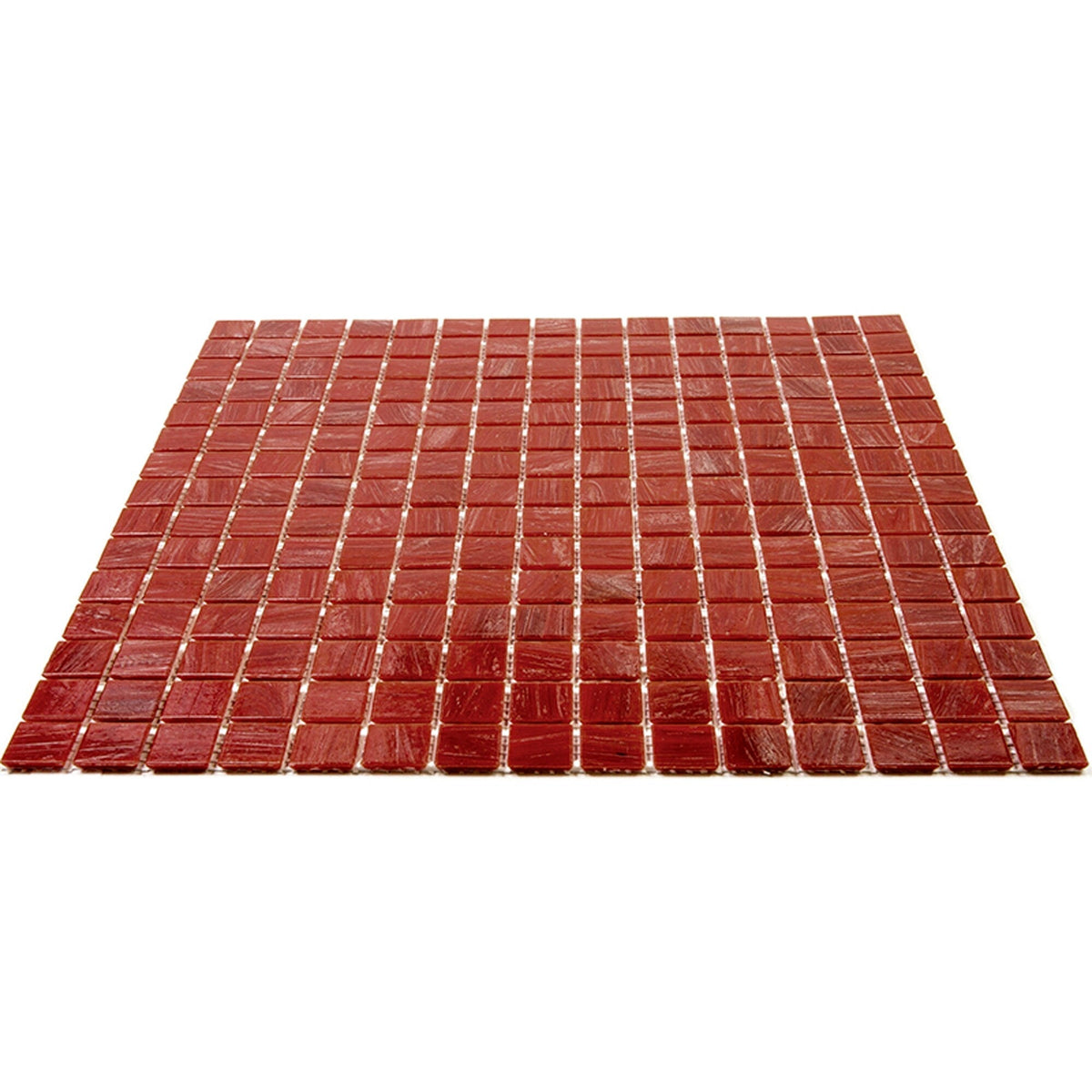 Apollo Tile Celestial Scarlet Red 12-in x 12-in Glossy Glass Uniform Squares Floor and Wall Tile (20-sq. ft/ Carton)