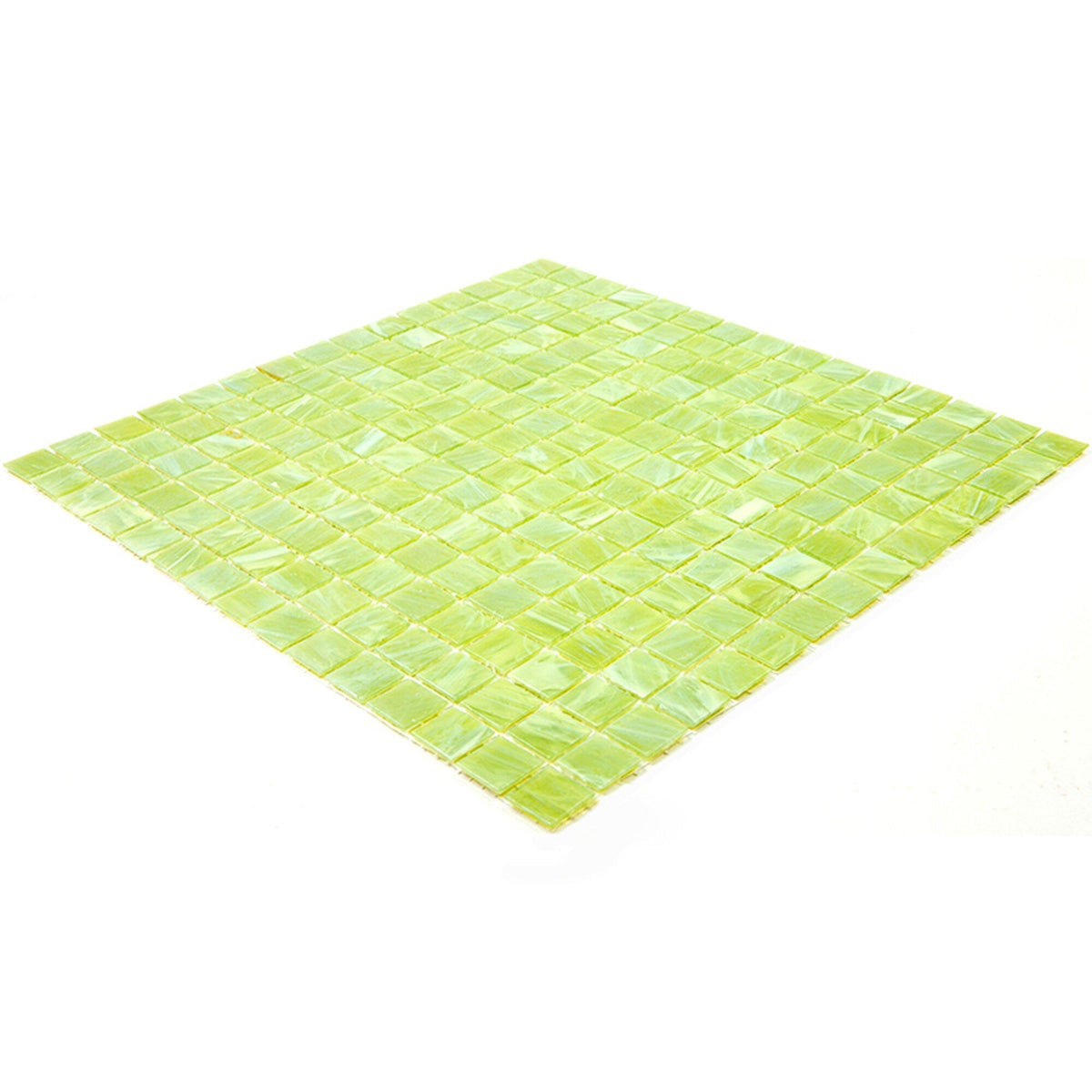 Apollo Tile Celestial Green Lizard 12-in x 12-in Glossy Glass Uniform Squares Floor and Wall Tile (20-sq. ft/ Carton)