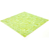 Apollo Tile Celestial Green Lizard 12-in x 12-in Glossy Glass Uniform Squares Floor and Wall Tile (20-sq. ft/ Carton)