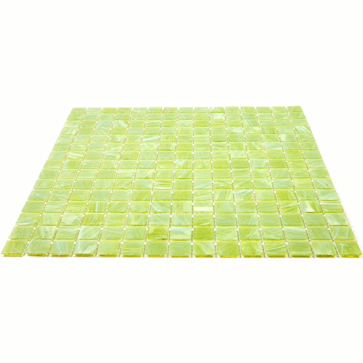 Apollo Tile Celestial Green Lizard 12-in x 12-in Glossy Glass Uniform Squares Floor and Wall Tile (20-sq. ft/ Carton)