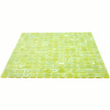 Apollo Tile Celestial Green Lizard 12-in x 12-in Glossy Glass Uniform Squares Floor and Wall Tile (20-sq. ft/ Carton)