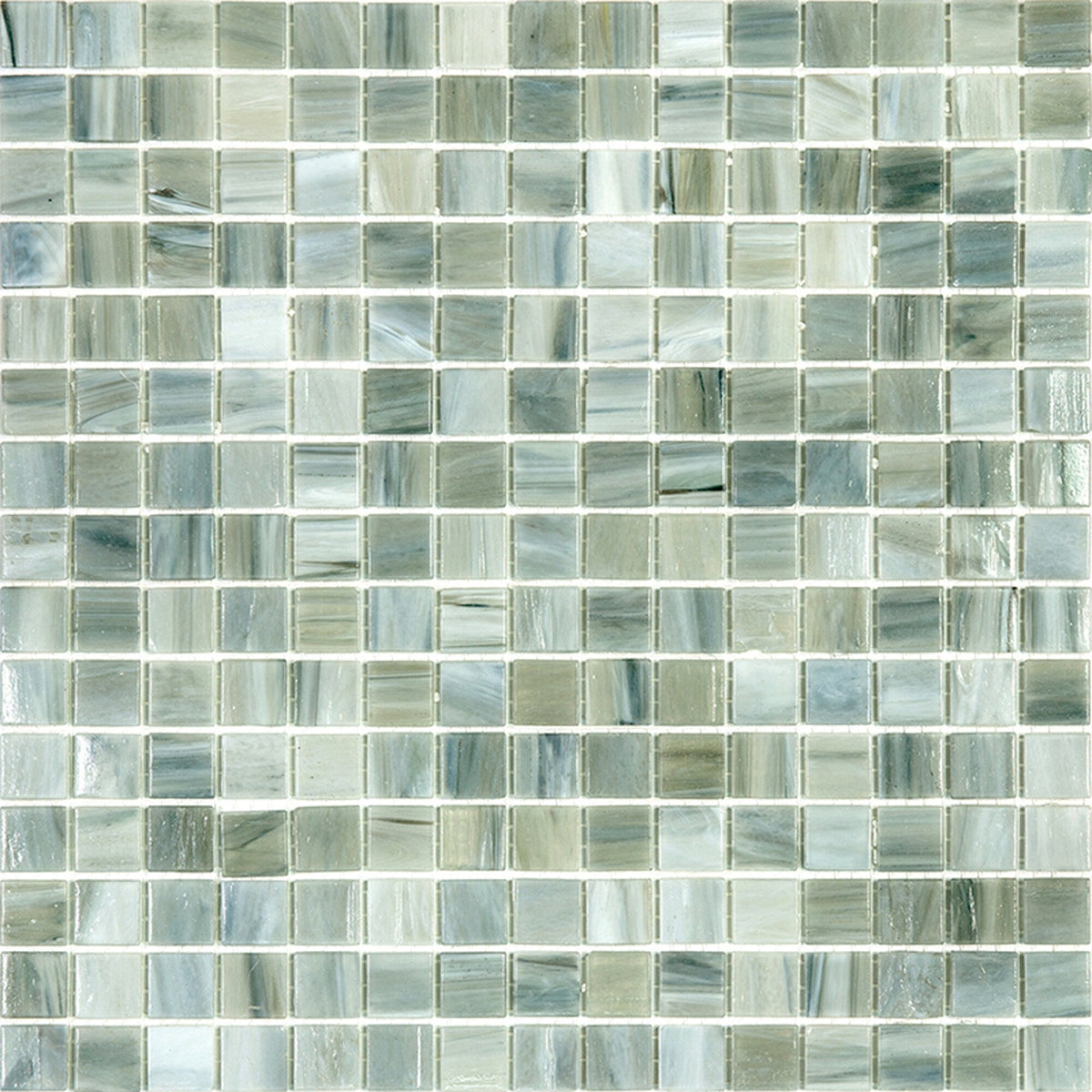 Apollo Tile Celestial Pearl Blue 12-in x 12-in Glossy Glass Uniform Squares Floor and Wall Tile (20-sq. ft/ Carton)