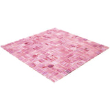 Apollo Tile Celestial Light Red 12-in x 12-in Glossy Glass Uniform Squares Floor and Wall Tile (20-sq. ft/ Carton)