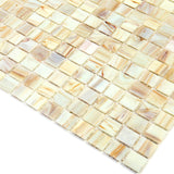 Apollo Tile Celestial Beige 12-in x 12-in Glossy Glass Uniform Squares Floor and Wall Tile (20-sq. ft/ Carton)