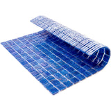 Apollo Tile Celestial Azure Blue 12-in x 12-in Glossy Glass Uniform Squares Floor and Wall Tile (20-sq. ft/ Carton)