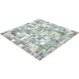 Apollo Tile Celestial Pearl Blue 12-in x 12-in Glossy Glass Uniform Squares Floor and Wall Tile (20-sq. ft/ Carton)