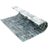 Apollo Tile Celestial Templeton Gray 12-in x 12-in Glossy Glass Uniform Squares Floor and Wall Tile (20-sq. ft/ Carton)