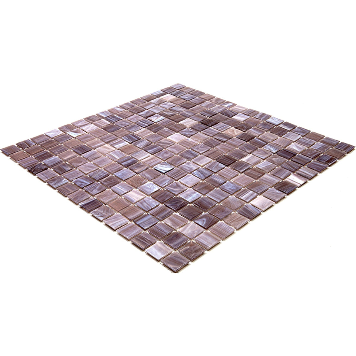 Apollo Tile Celestial Old Rose Red 12-in x 12-in Glossy Glass Uniform Squares Floor and Wall Tile (20-sq. ft/ Carton)