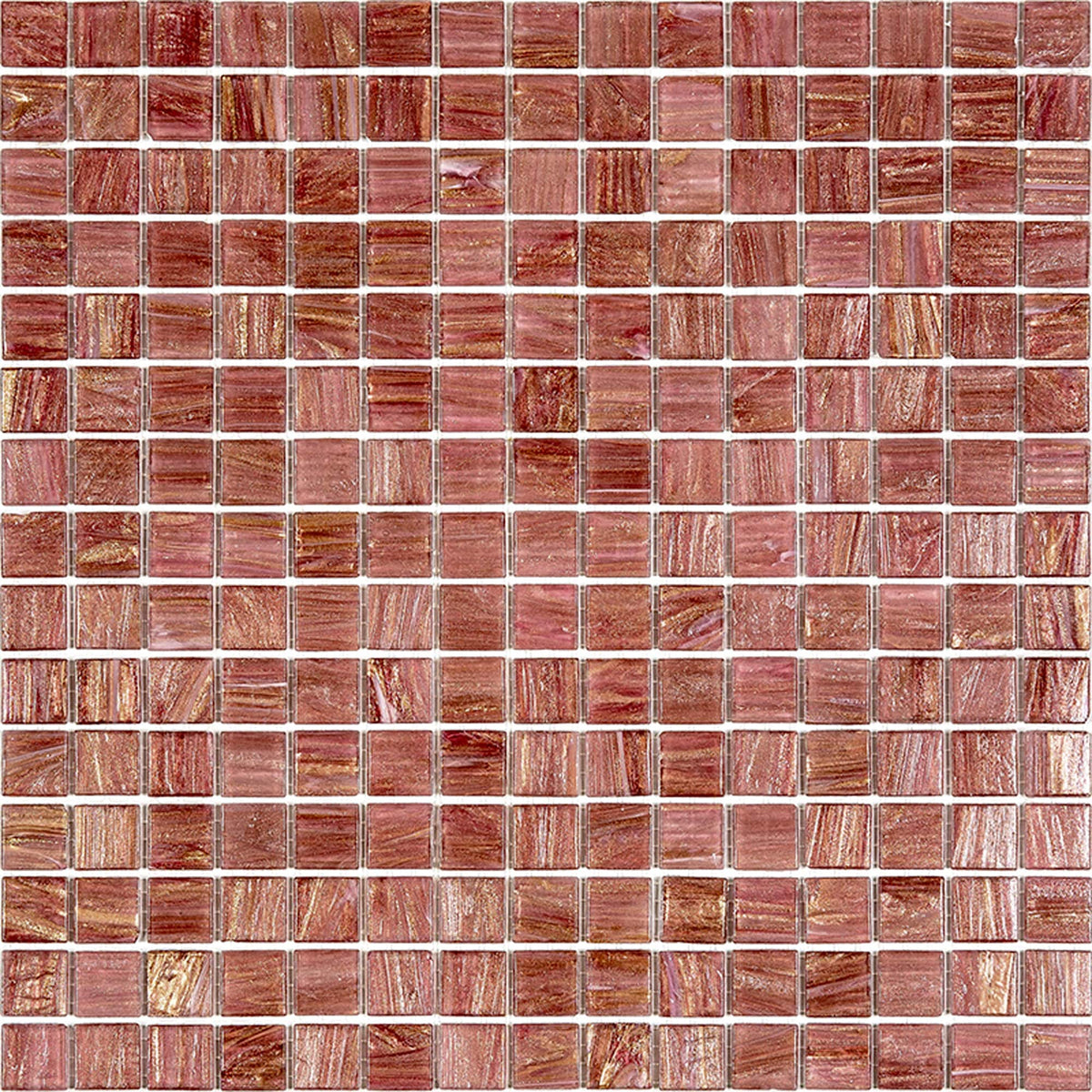 Apollo Tile Celestial Deep Indian Red 12-in x 12-in Glossy Glass Uniform Squares Floor and Wall Tile (20-sq. ft/ Carton)