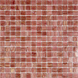 Apollo Tile Celestial Deep Indian Red 12-in x 12-in Glossy Glass Uniform Squares Floor and Wall Tile (20-sq. ft/ Carton)