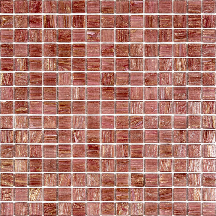 Apollo Tile Celestial Deep Indian Red 12-in x 12-in Glossy Glass Uniform Squares Floor and Wall Tile (20-sq. ft/ Carton)