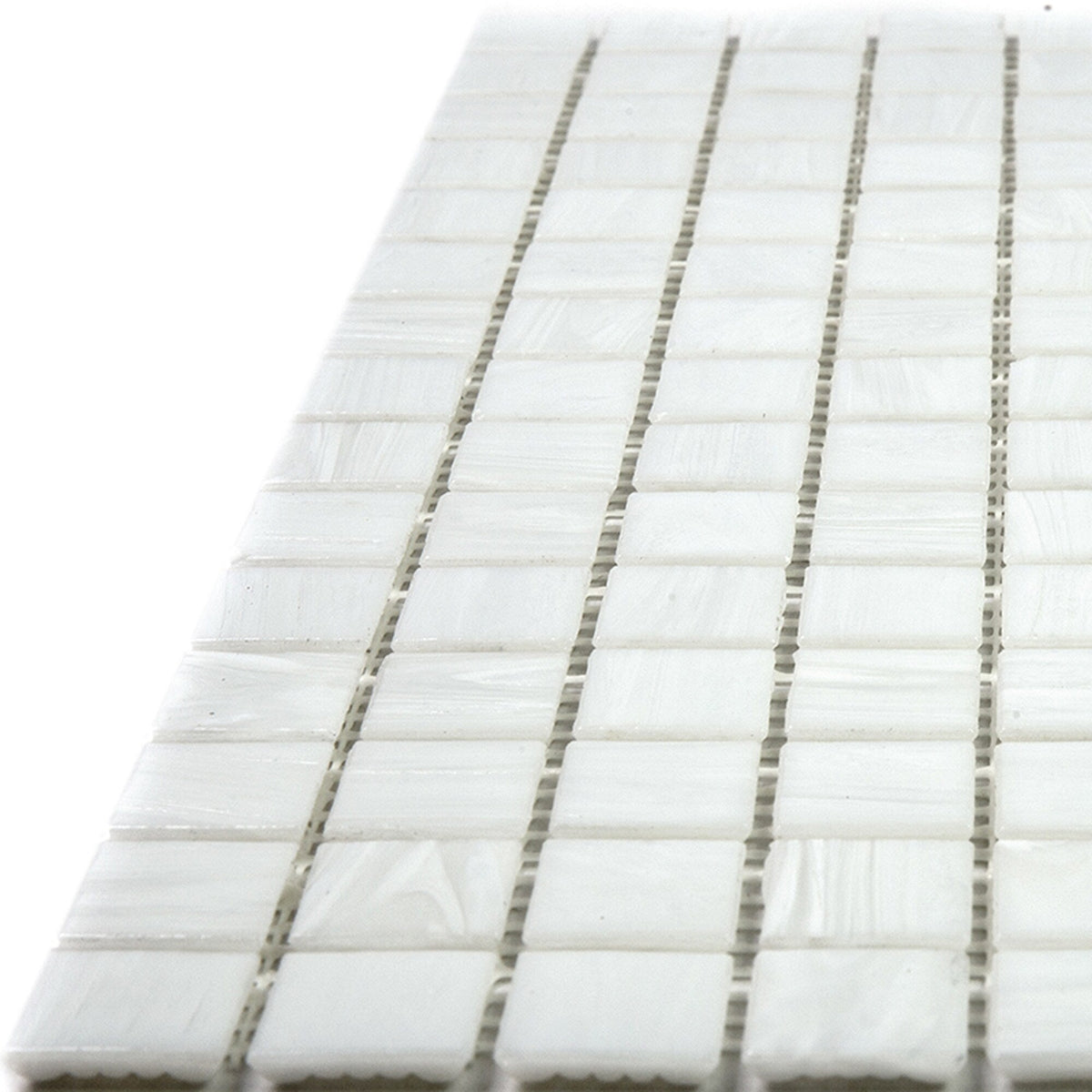 Apollo Tile Celestial White Dove 12-in x 12-in Glossy Glass Uniform Squares Floor and Wall Tile (20-sq. ft/ Carton)