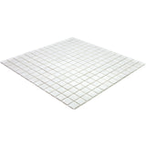 Apollo Tile Celestial White Dove 12-in x 12-in Glossy Glass Uniform Squares Floor and Wall Tile (20-sq. ft/ Carton)
