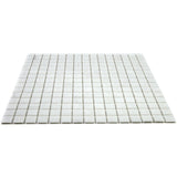 Apollo Tile Celestial White Dove 12-in x 12-in Glossy Glass Uniform Squares Floor and Wall Tile (20-sq. ft/ Carton)