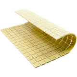 Apollo Tile Dune Cream Beige 12-in x 12-in Glossy Glass Uniform Squares Floor and Wall Tile (20-sq. ft/ Carton)
