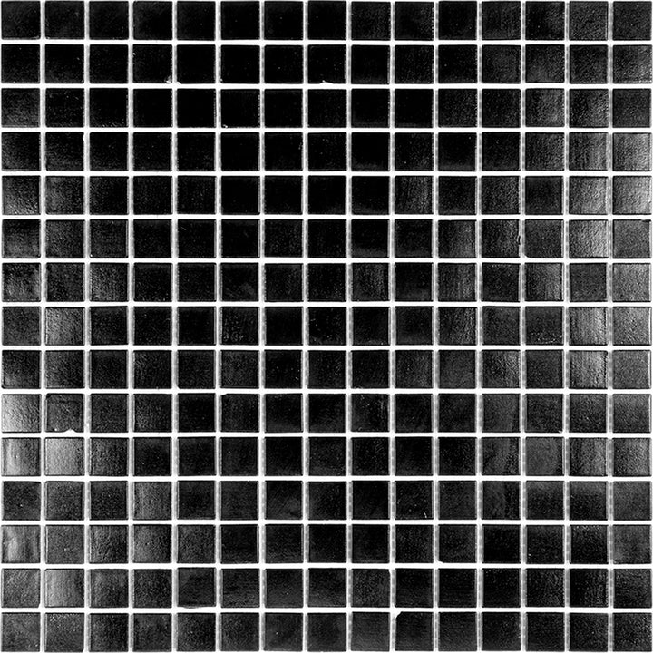 Apollo Tile Dune Black 12-in x 12-in Glossy Glass Uniform Squares Floor and Wall Tile (20-sq. ft/ Carton)