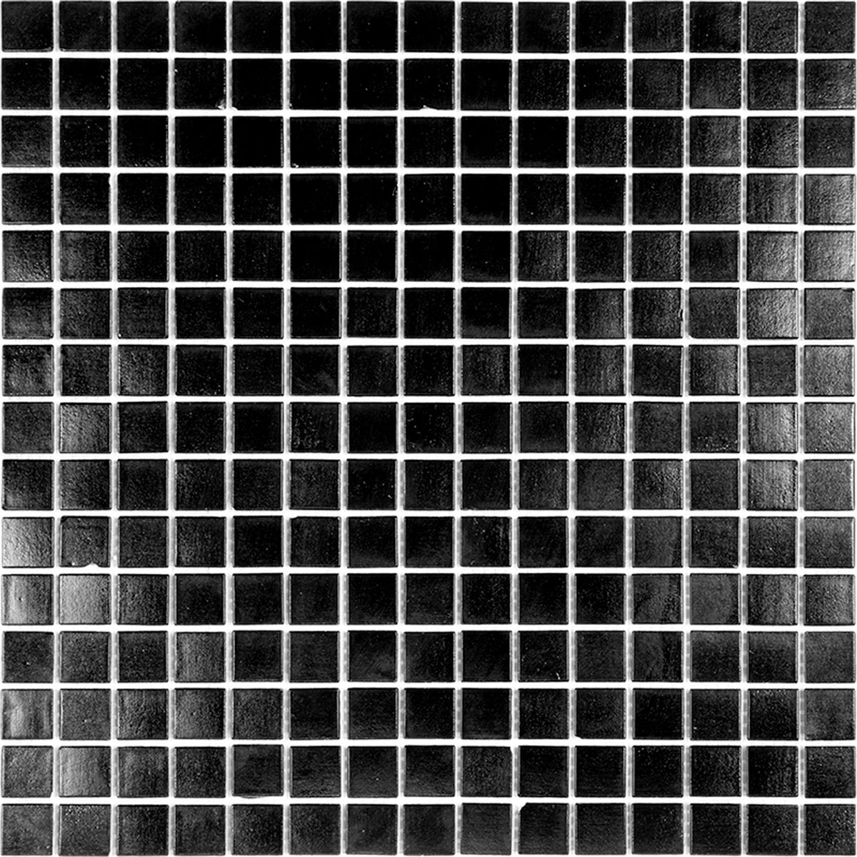 Apollo Tile Dune Black 12-in x 12-in Glossy Glass Uniform Squares Floor and Wall Tile (20-sq. ft/ Carton)