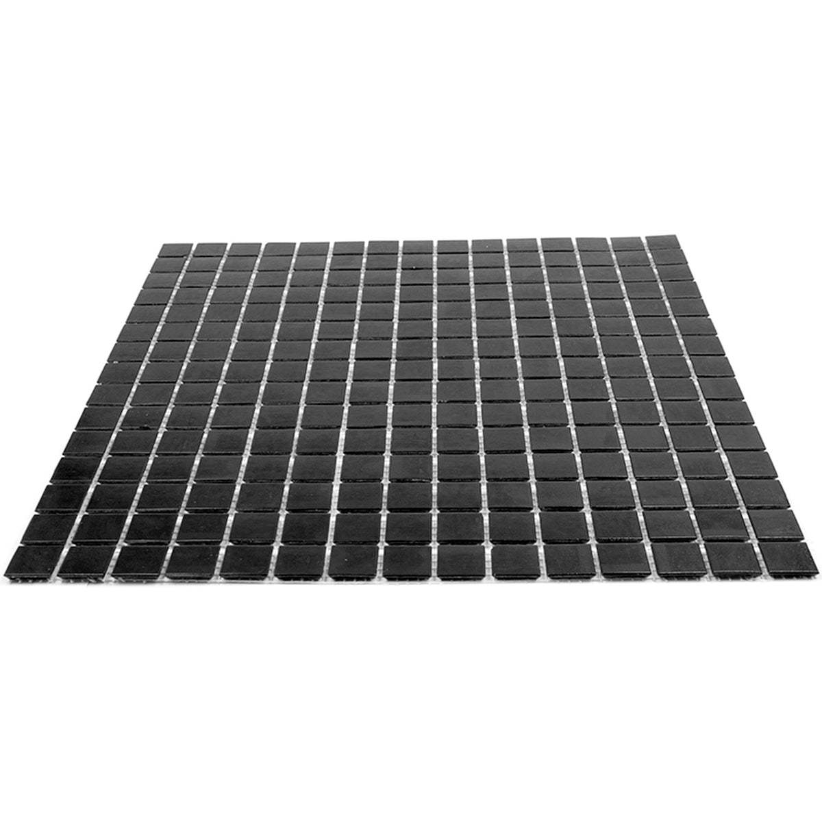 Apollo Tile Dune Black 12-in x 12-in Glossy Glass Uniform Squares Floor and Wall Tile (20-sq. ft/ Carton)