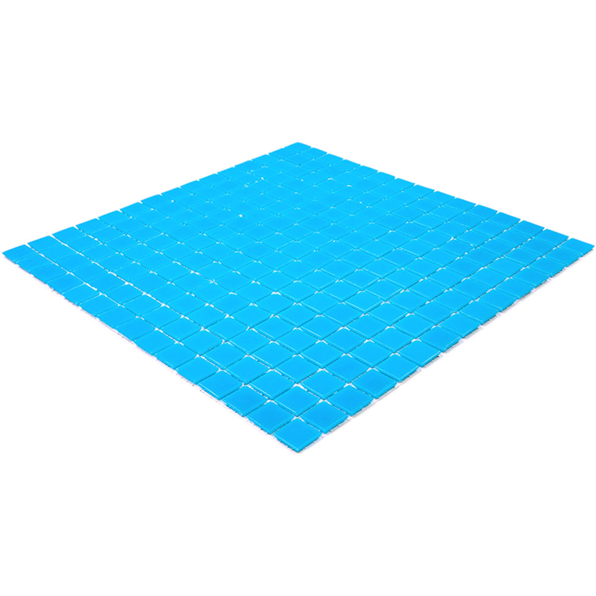 Apollo Tile Dune Pacific Blue 12-in x 12-in Glossy Glass Uniform Squares Floor and Wall Tile (20-sq. ft/ Carton)