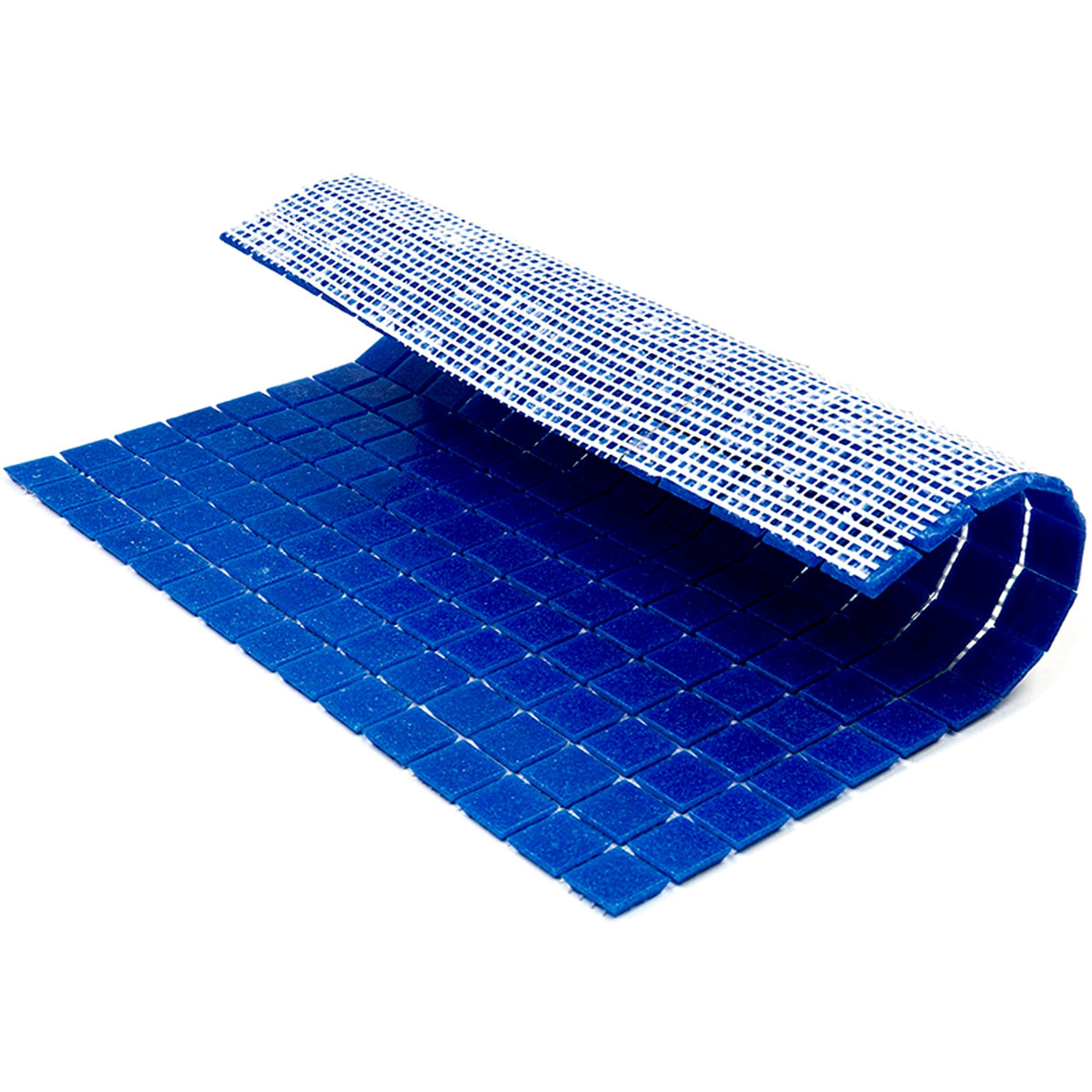 Apollo Tile Dune Cerulean Blue 12-in x 12-in Glossy Glass Uniform Squares Floor and Wall Tile (20-sq. ft/ Carton)