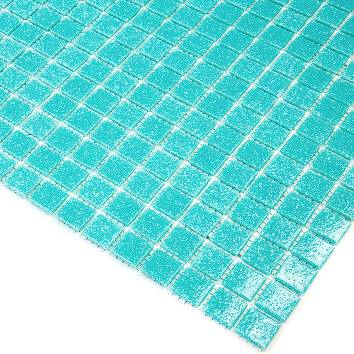 Apollo Tile Dune Neon Aqua Green 12-in x 12-in Glossy Glass Uniform Squares Floor and Wall Tile (20-sq. ft/ Carton)