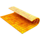 Apollo Tile Dune Honey Orange 12-in x 12-in Glossy Glass Uniform Squares Floor and Wall Tile (20-sq. ft/ Carton)