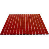 Apollo Tile Dune Candy Red 12-in x 12-in Glossy Glass Uniform Squares Floor and Wall Tile (20-sq. ft/ Carton)