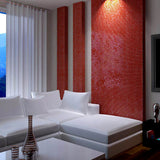 Apollo Tile Dune Candy Red 12-in x 12-in Glossy Glass Uniform Squares Floor and Wall Tile (20-sq. ft/ Carton)